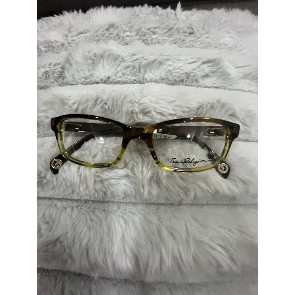 True Religion Eyeglasses Frames Johnny Tofa 53-17-145 Brown‎ Tortoise